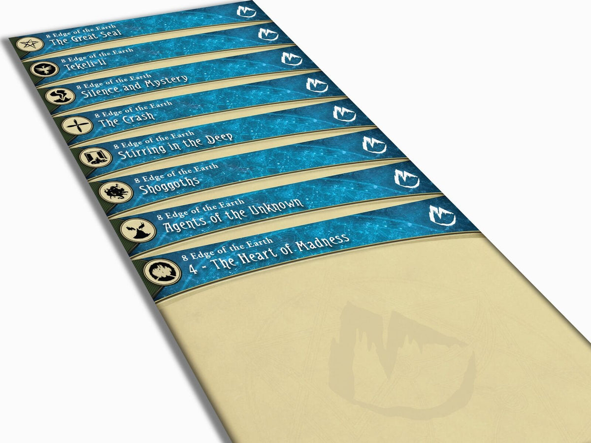 Arkham Horror LCG Deck Box Dividers COMPLETE SET - High Quality Unique Printed Cards