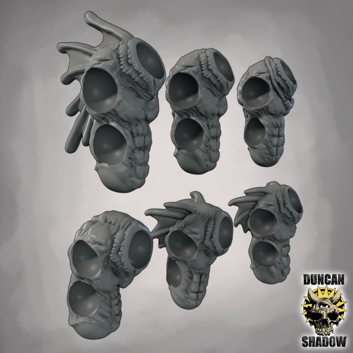 Sahuagin brawler bodys - Kitbash Bits | Conversion Parts | 28mm