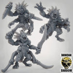 Sahuagin Brawlers - Resin Mini | DnD & Tabletop | 28mm
