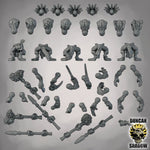 Sahuagin Multipart Kit - Multipart Kit | DnD & Tabletop | 28mm