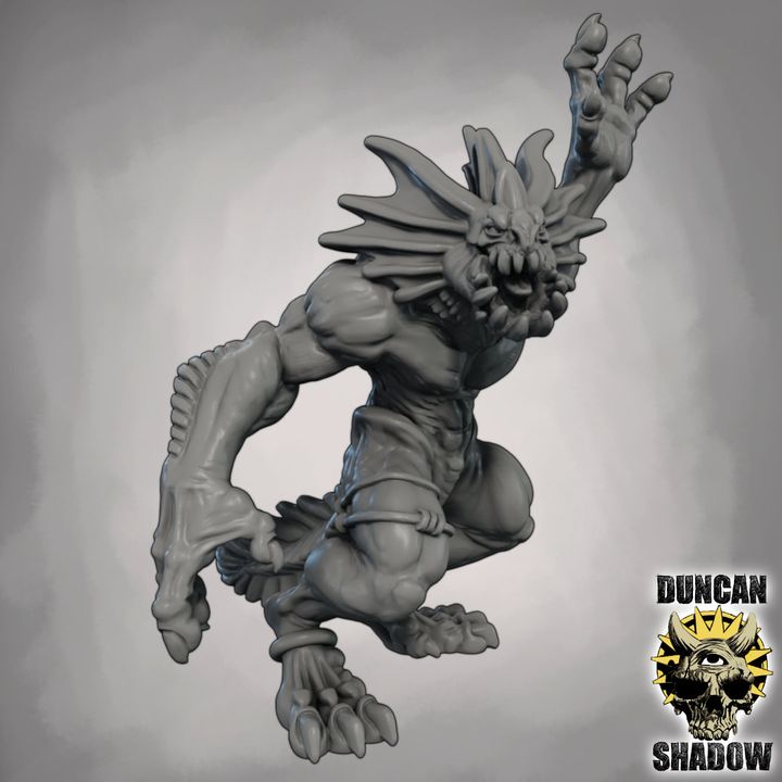 Sahuagin - Resin Miniature for DnD & Tabletop Games | 28mm/32mm