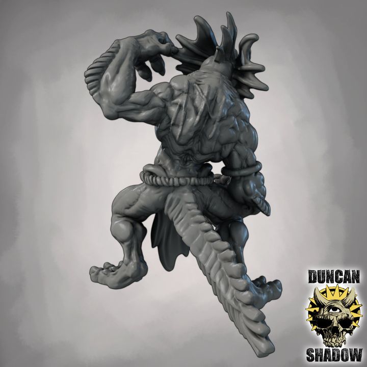 Sahuagin - Resin Miniature for DnD & Tabletop Games | 28mm/32mm