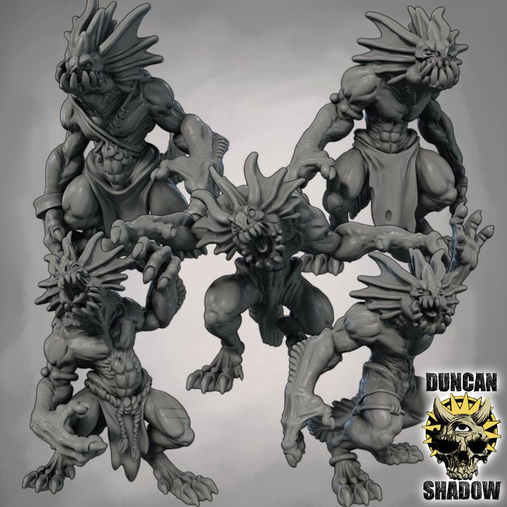 Sahuagin - Resin Miniature for DnD & Tabletop Games | 28mm/32mm