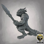 Sahuagin with Spears - Resin Mini | DnD & Tabletop | 28mm