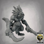 Sahuagin with Swords - Resin Mini | DnD & Tabletop | 28mm