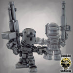 Sci - Fi Goblins with Light Support Weapons | DnD Miniature | 28mm