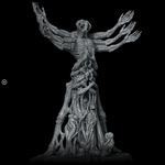 Sorter Of The Damned Demon Resin 3D Printed Fantasy Miniature D&D Tabletop RPG