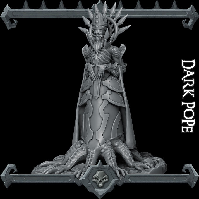 DARK POPE - Miniature Model | All Sizes | Dungeons and Dragons | Pathfinder | War Gaming