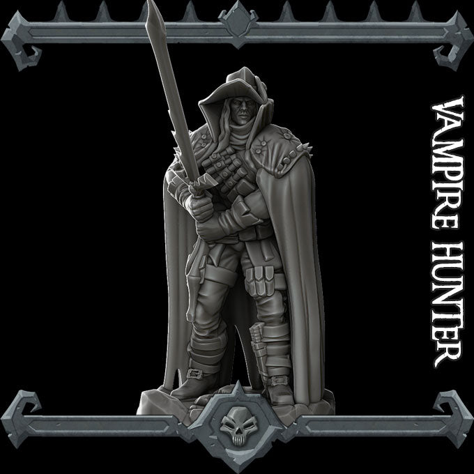 VAMPIRE HUNTER - Miniature Model | Dungeons and Dragons | Pathfinder | War Gaming