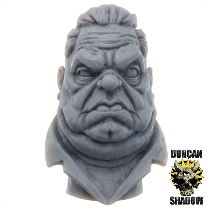 The Fat man, Gangster Bust - Display Bust | 1:4 Scale (~70mm)