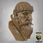 The Fisherman Bust - Display Bust | 1:4 Scale (~70mm)