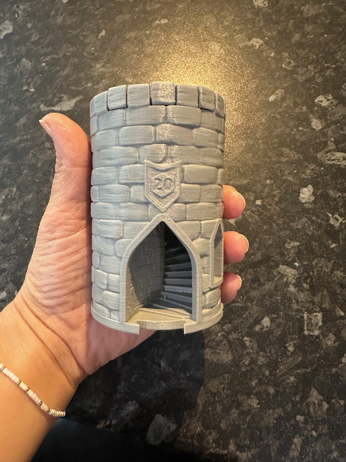 The Dice Tower Insert I Mythic Mug Insert | Dice Shaker/Tumbler I Travel Dice Storage