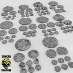 Bases Bundle | Highly Detailed Scenic Base Bundle | 28mm 32mm for DnD D&D Tabletop Gaming | Duncan Shadow