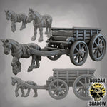 Wagon Large - Resin Miniature for DnD & Tabletop Games | 28mm/32mm