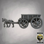 Wagon Large - Resin Miniature for DnD & Tabletop Games | 28mm/32mm