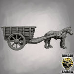 Wagon Small - Resin Miniature for DnD & Tabletop Games | 28mm/32mm