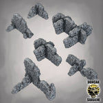 Walls High Ruins Terrain - Terrain | DnD & Tabletop Games | 28mm