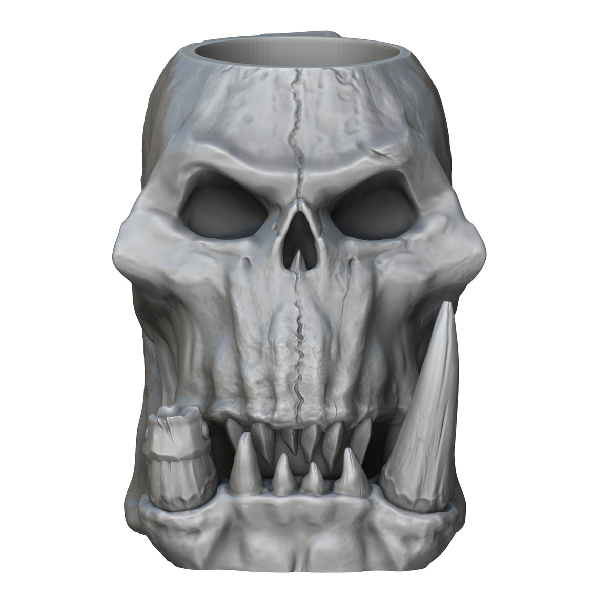 The Orc Skull Themed Mythic Mug with FREE Insert/Riser