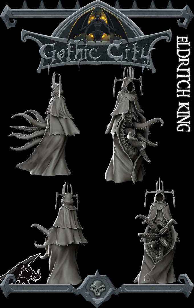 Eldritch King - EPIC Sized Statue | Dungeons and dragons | Cthulhu Mythos| Pathfinder | War Gaming