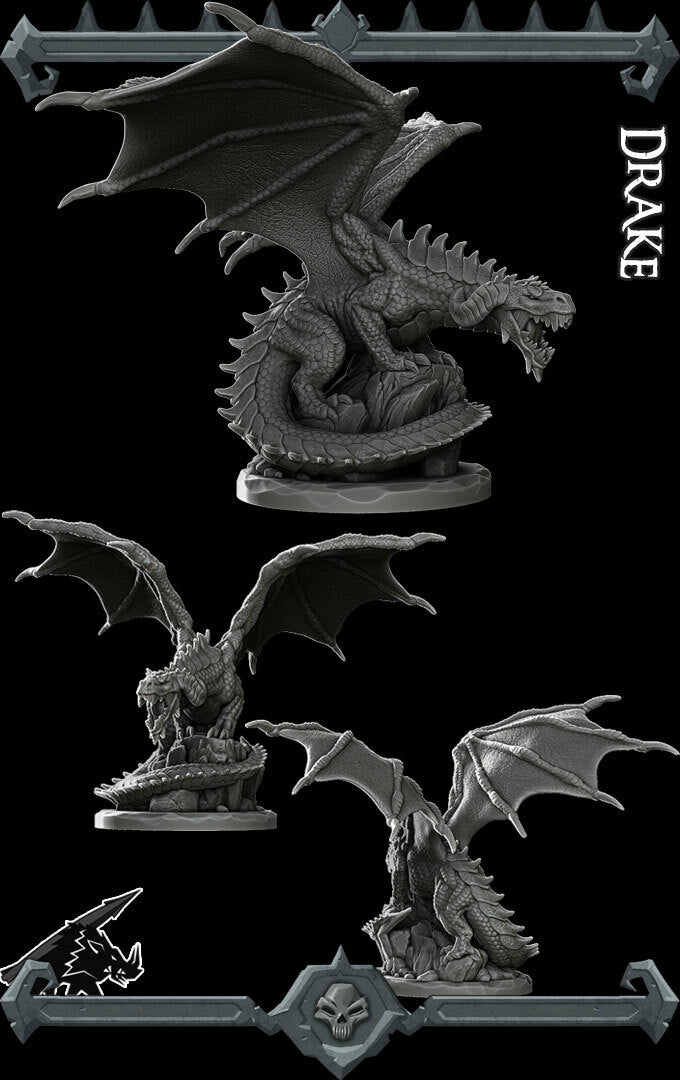 DRAKE - Model | Dungeons and dragons | Cthulhu | Pathfinder | War Gaming