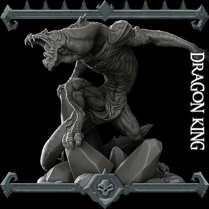 DRAGON KING - Miniature | All Sizes | Dungeons and Dragons | Pathfinder | War Gaming
