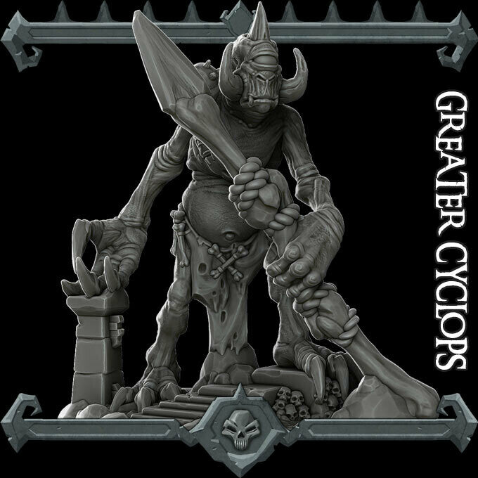 GREATER CYCLOPS - Miniature | All Sizes | Dungeons and Dragons | Pathfinder | War Gaming