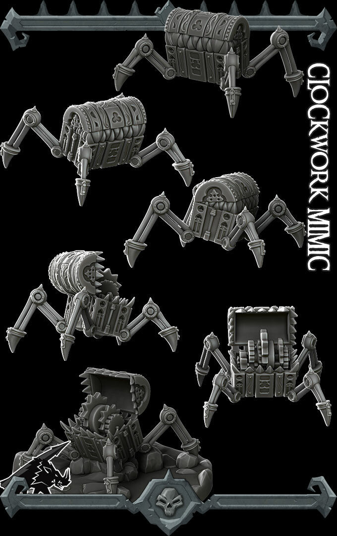 CLOCKWORK MIMIC- Miniature - Dungeons and dragons | Cthulhu | Pathfinder | War Gaming