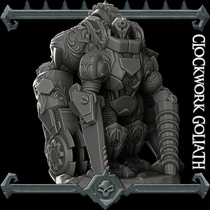 CLOCKWORK GOLIATH - Miniature | Dungeons and dragons | Cthulhu | Pathfinder | War Gaming