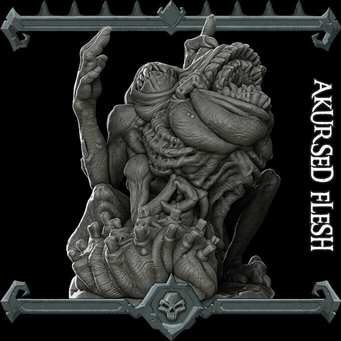 Akursed Flesh - Miniature | Dungeons and dragons | Cthulhu | Pathfinder | War Gaming