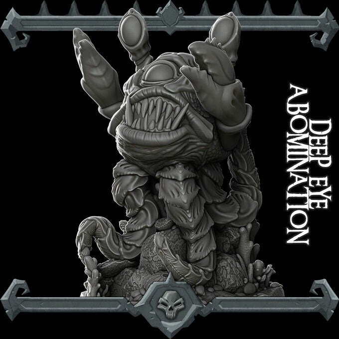 Deep Eye Abomination - Miniature | Dungeons and dragons | Cthulhu | Pathfinder | War Gaming