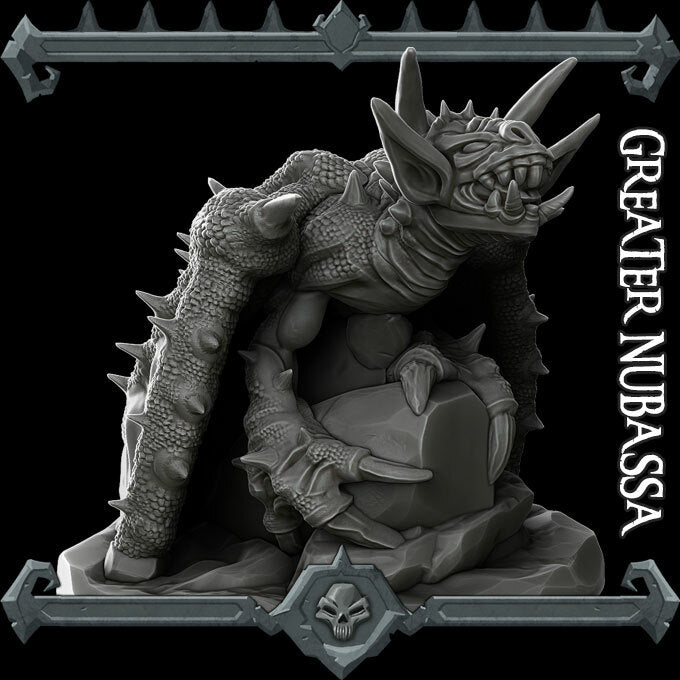 GREATER NUBASSA- Miniature | All Sizes | Dungeons and Dragons | Pathfinder | War Gaming
