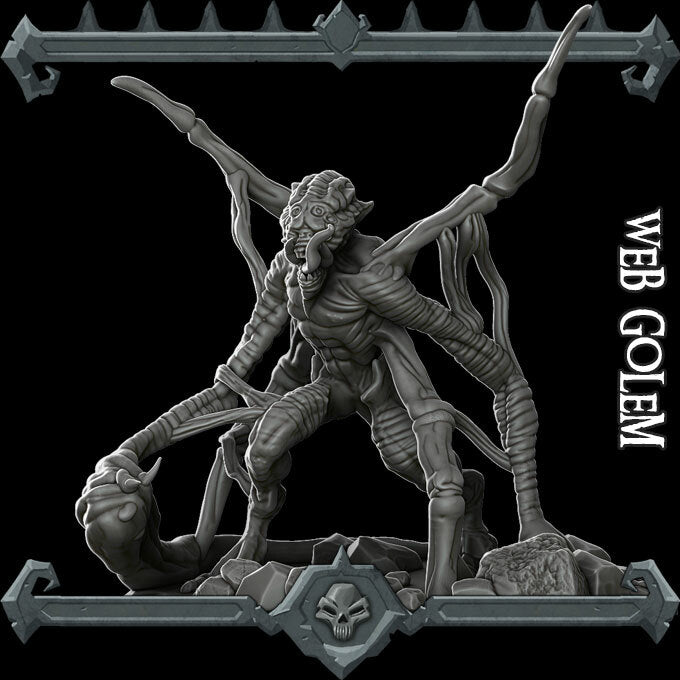 WEB GOLEM- Miniature | All Sizes | Dungeons and Dragons | Pathfinder | War Gaming