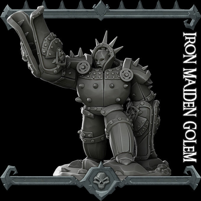 IRON MAIDEN GOLEM- Miniature | All Sizes | Dungeons and Dragons | Pathfinder | War Gaming