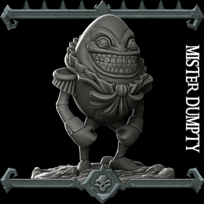 MISTER DUMPTY - Miniature | All Sizes | Dungeons and Dragons | Pathfinder | War Gaming