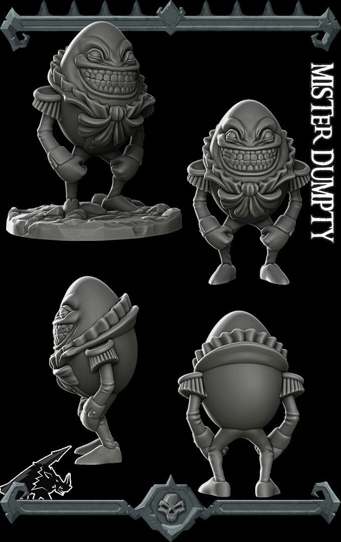 MISTER DUMPTY - Miniature | All Sizes | Dungeons and Dragons | Pathfinder | War Gaming