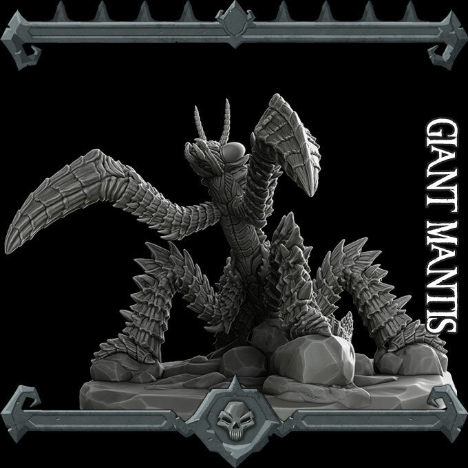 GIANT MANTIS - Miniature | Dungeons and dragons | Cthulhu | Pathfinder | War Gaming