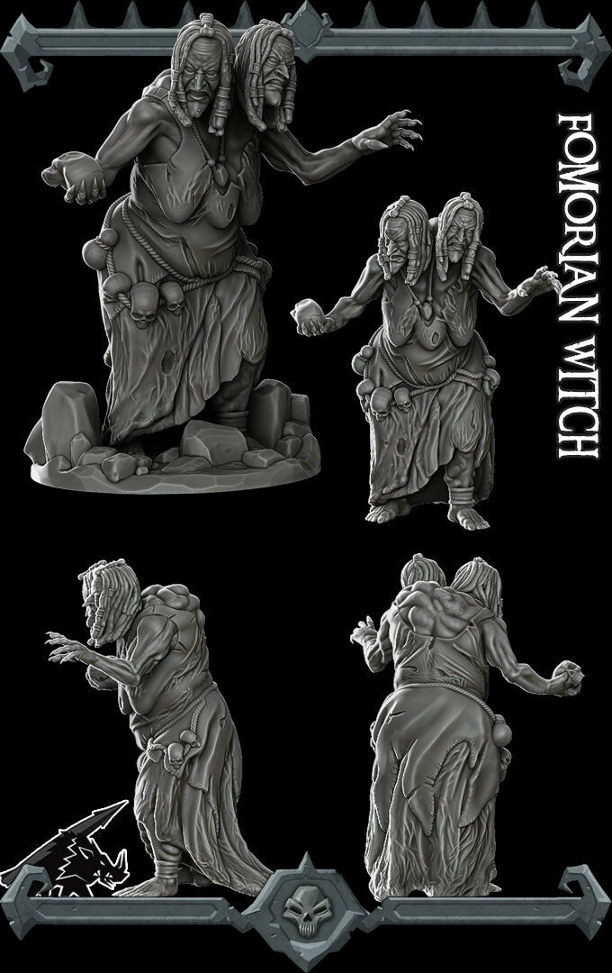 FOMORIAN WITCH - Miniature I Dungeons and dragons | Cthulhu | Pathfinder | War Gaming