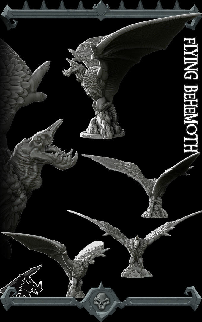 FLYING BEHEMOTH - EPIC Model Kit | Dungeons and dragons | Cthulhu | Pathfinder | War Gaming