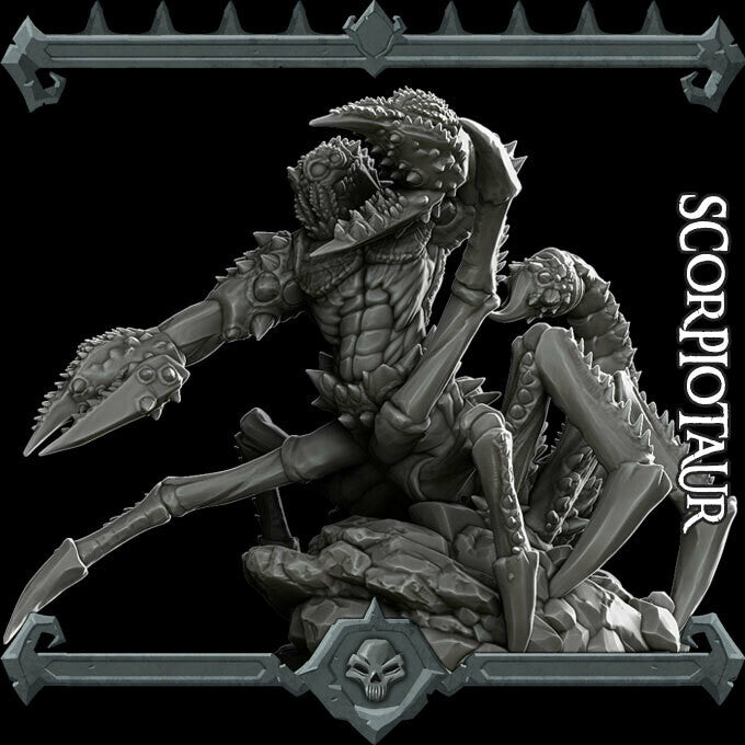 SCORPIOTAUR - Miniature | All Sizes | Dungeons and Dragons | Pathfinder | War Gaming