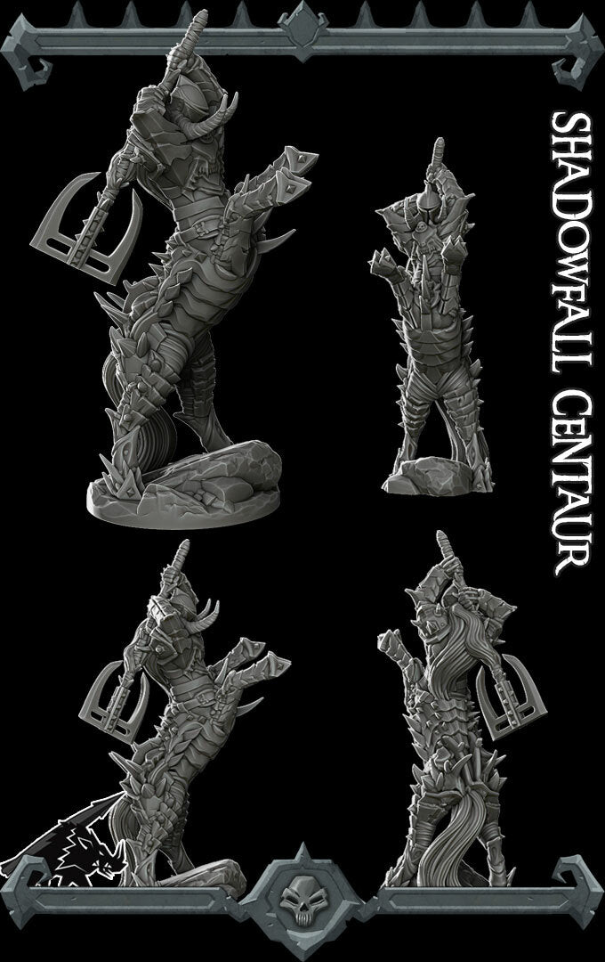 SHADOWFALL CENTAUR - Miniature | All Sizes | Dungeons and Dragons | Pathfinder | War Gaming