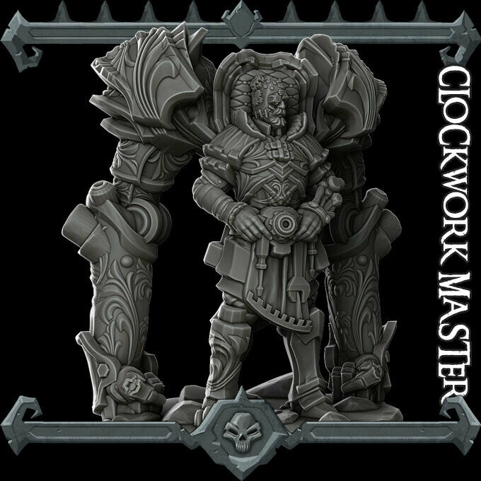 Clockwork Forgemaster CLOCKWORK MASTER Construct Miniature | D&D & RPG | Rocket Pig Games ...