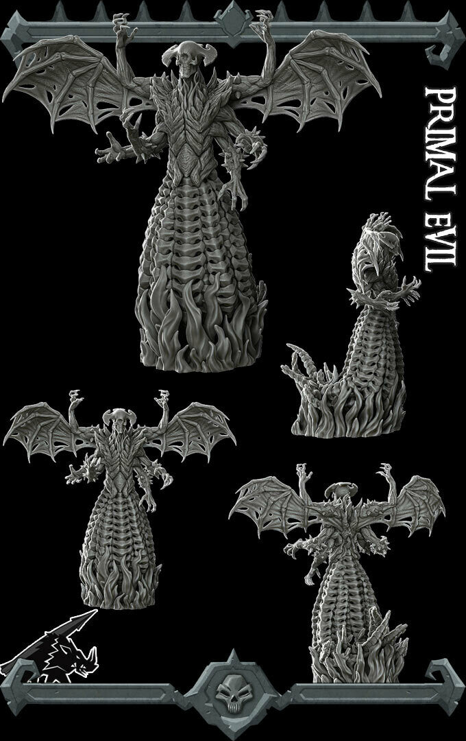 PRIMAL EVIL - EPIC MODEL | Dungeons and dragons miniature