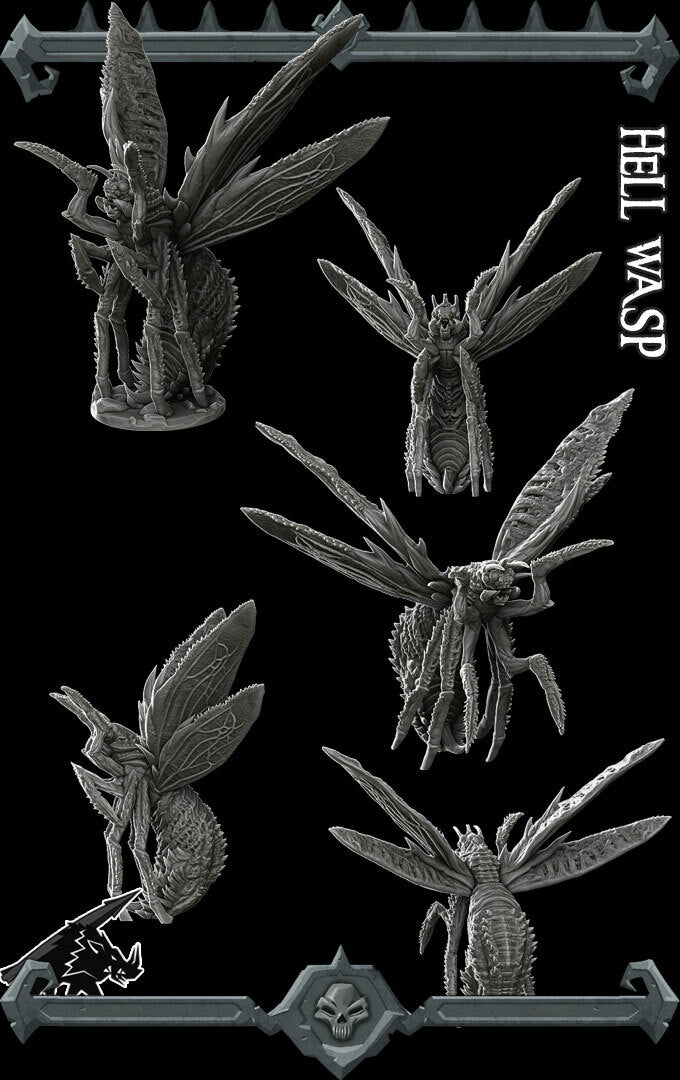 HELL WASP - Monster miniature | All Sizes | Dungeons and Dragons | Pathfinder | War Gaming