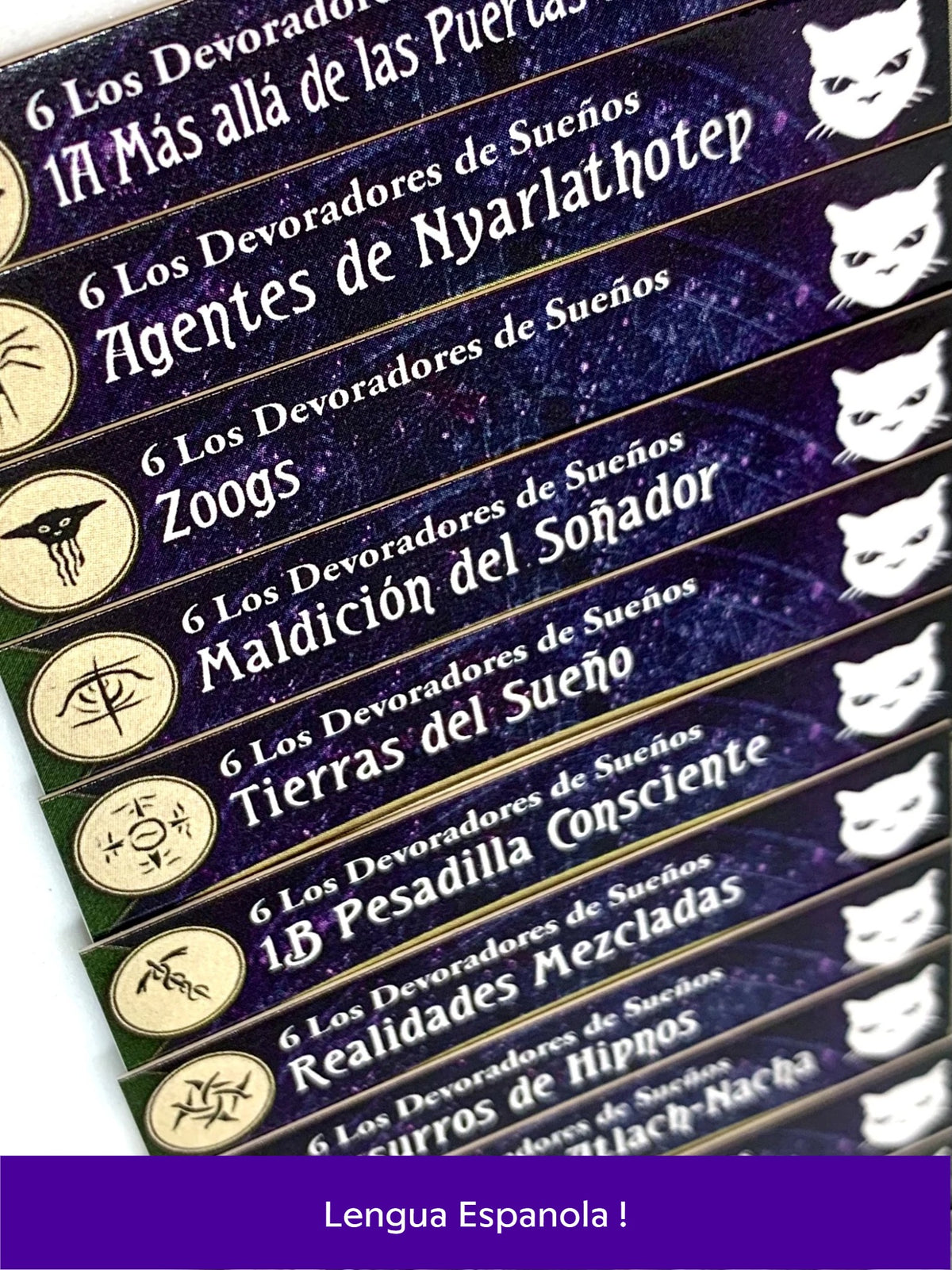 Los Devoradores de Sueños Arkham Horror: El juego de cartas Separadores Española!