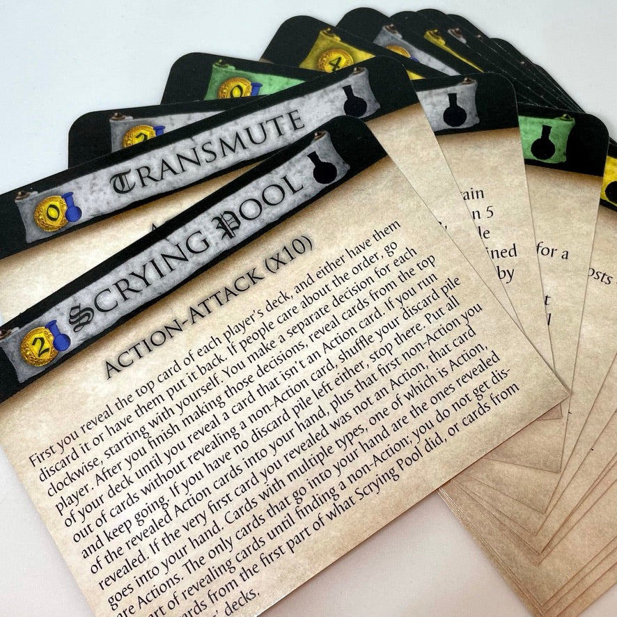 Dominion - ALCHEMY - Game Card Dividers - High Quality Printed Cards