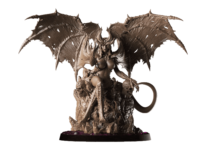 Succubus Queen Large Scale Resin Model Diorama by Dark Gods