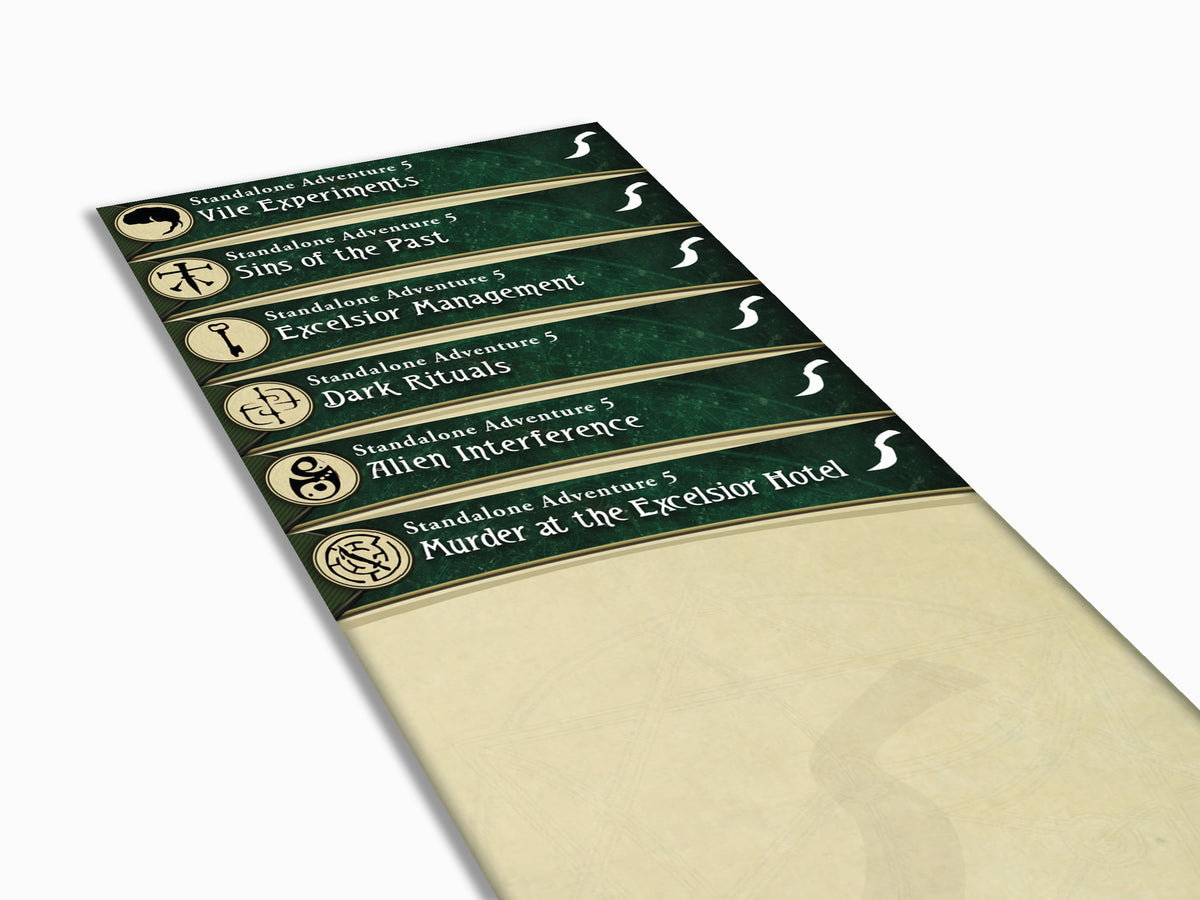 Murder at the Excelsior Hotel - Arkham Horror LCG Deck Box Dividers