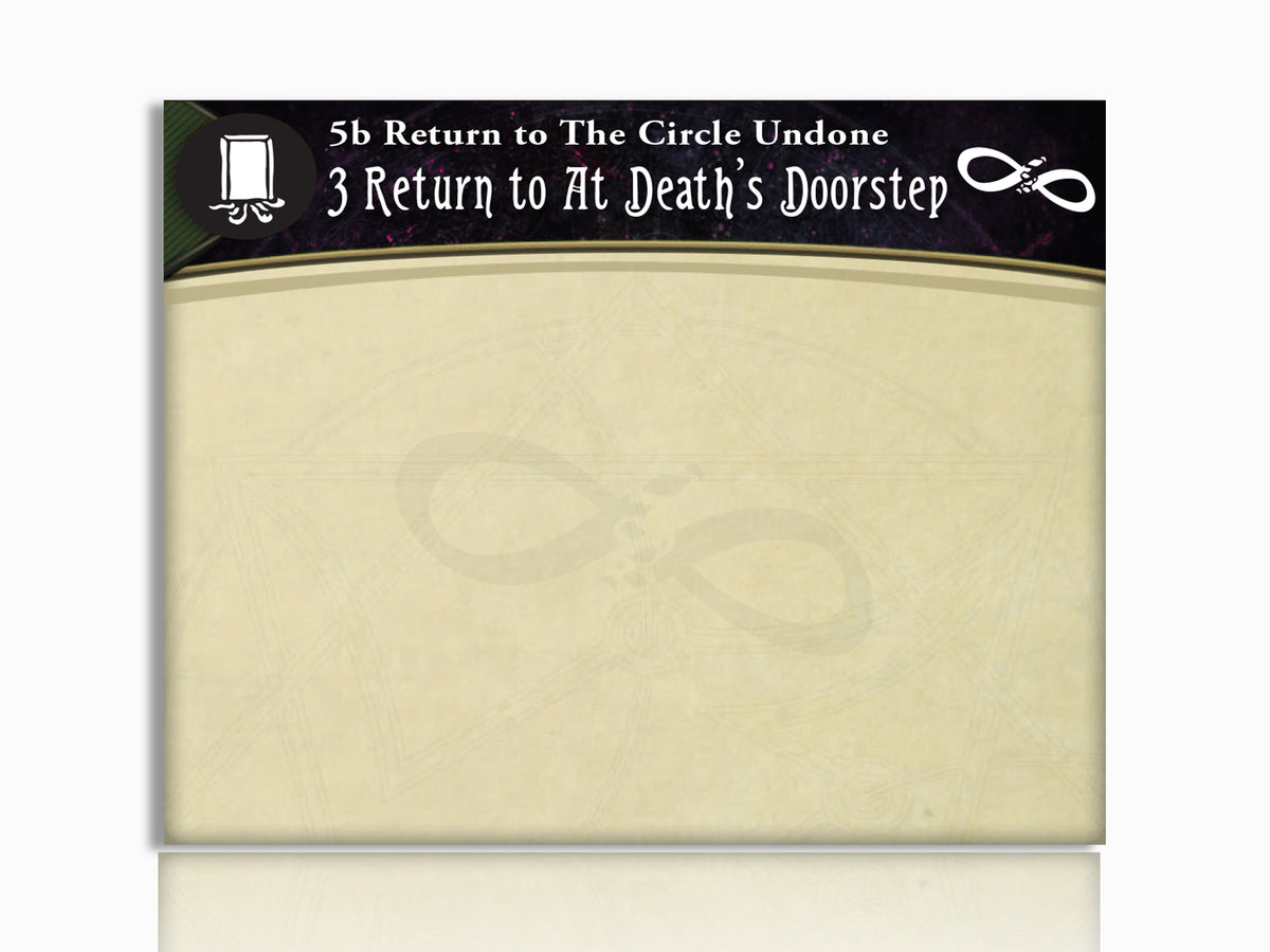 Return to The Circle Undone - Arkham Horror LCG Deck Box Dividers