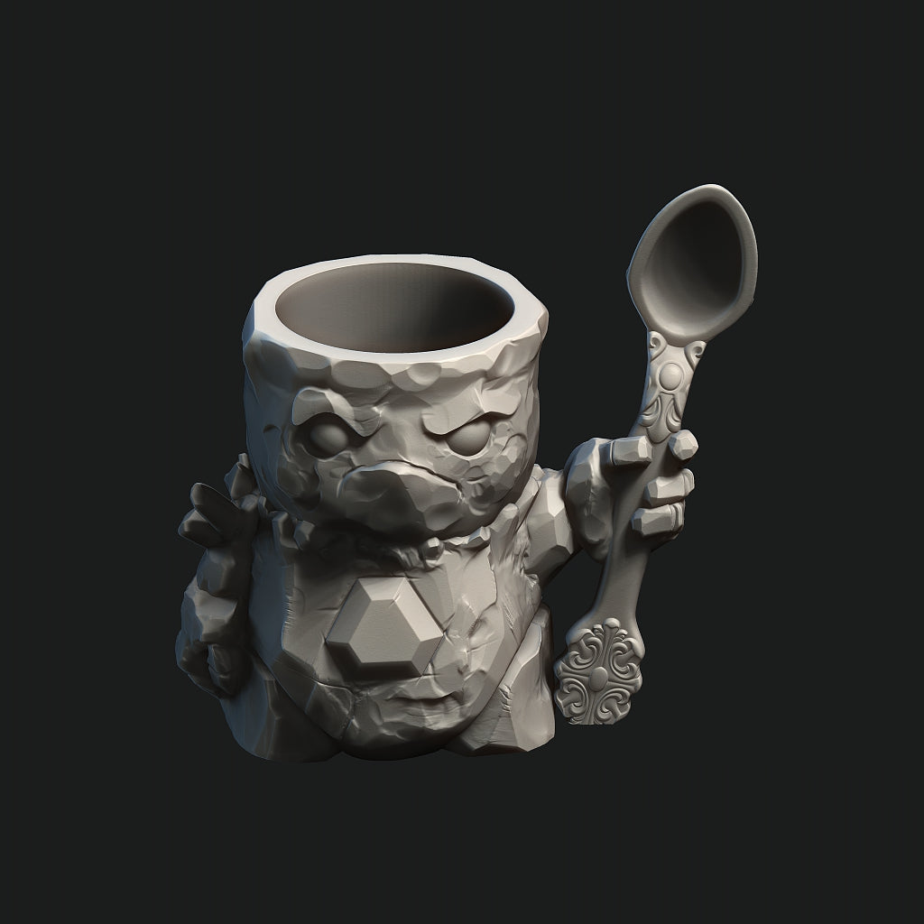 Golem Glum Themed Mythic Mug with FREE Insert/Riser