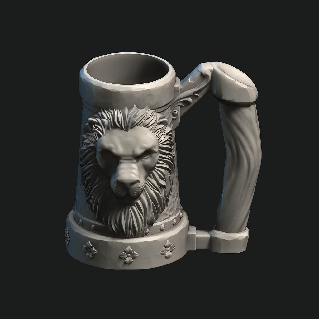 Lions Brew Themed Mythic Mug with FREE Insert/Riser